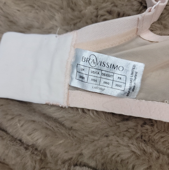 Bravissimo Full Coverage Underwire Bra in Soft Peach, Lingerie, Sexy, Lace - Picture 3 of 3